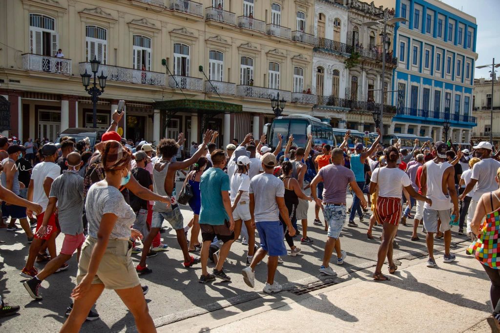 Foto protestas Cuba 2