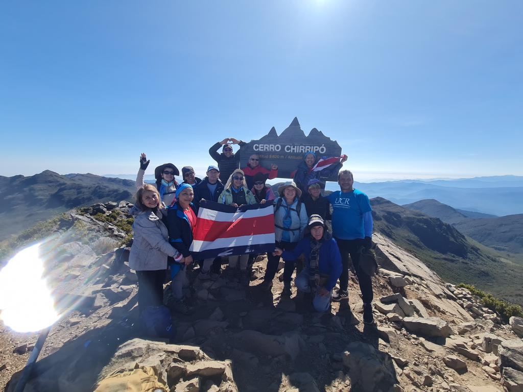 senderistas del PIAM en El Chirripó