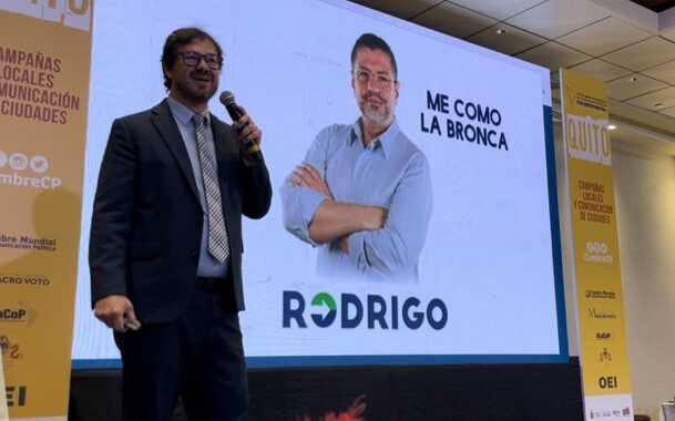 Federico Cruz, conocido como Choreco, fue encargado de Comunicación en la campaña electoral que dio la presidencia a Rodrigo Chaves. (Imagen: Semanario Universidad).
