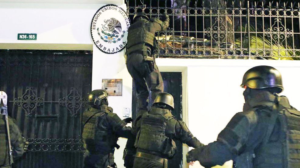 Invasión embajada México en Ecuador