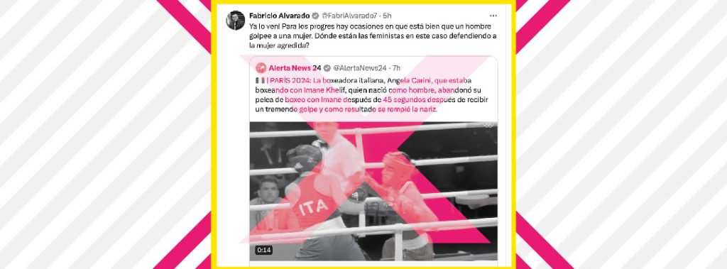 Es falso que boxeadora de Argelia en las olimpiadas sea hombre o trans