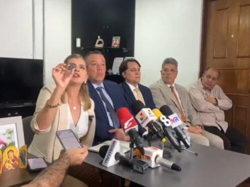 Laura Fernández micrófono